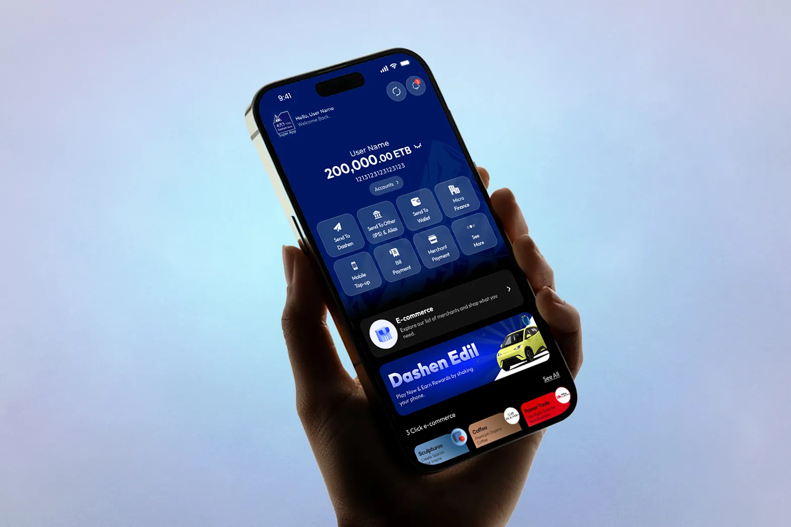 Dashen Bank Super App | Eaglelion System Technologies